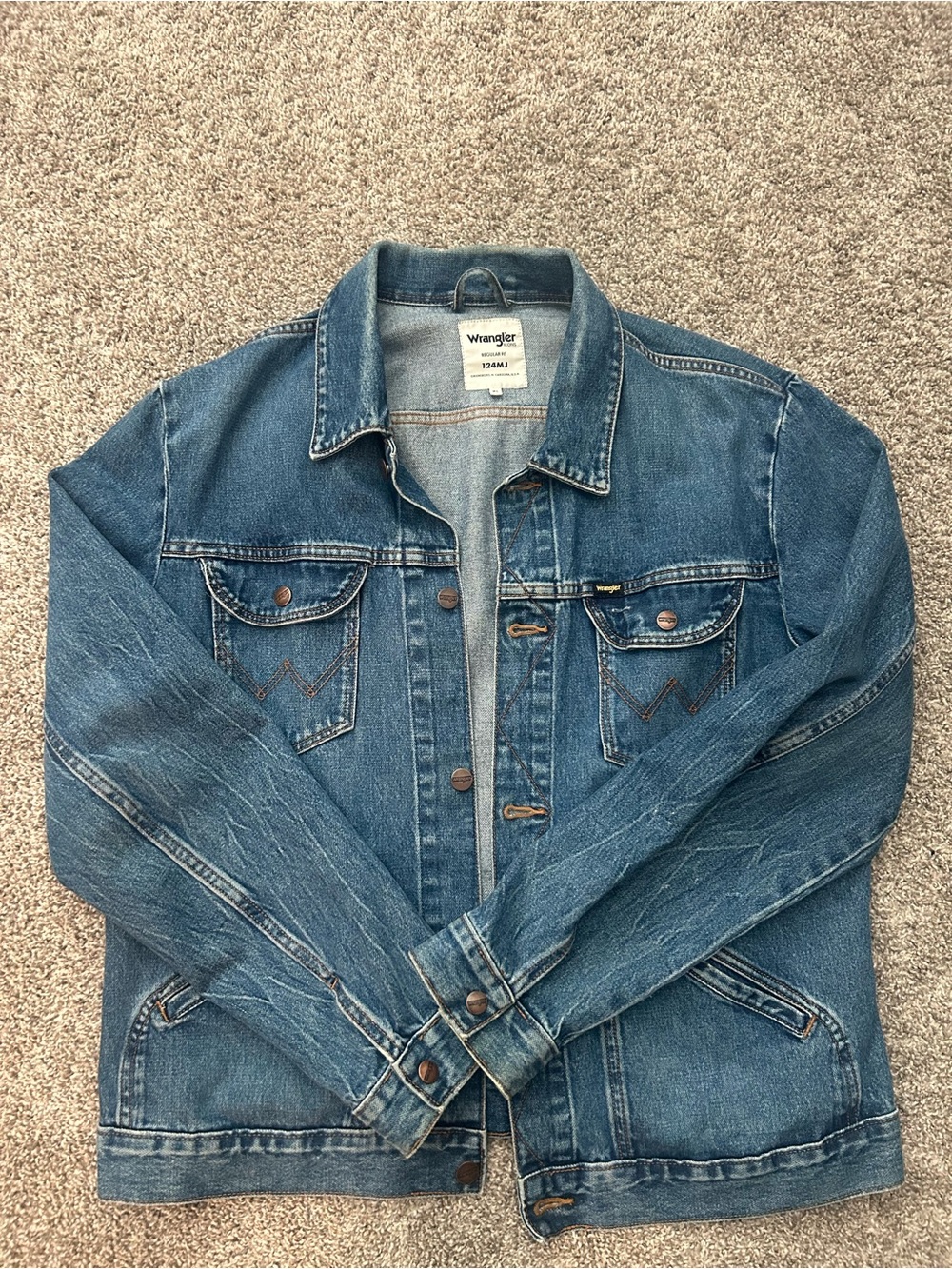 Wrangler Blue Denim Jacket XL